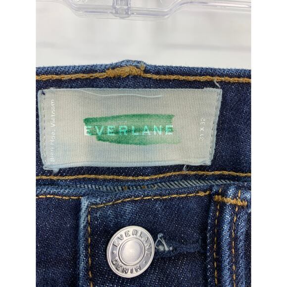 Everlane Jeans Men's Size 31 X 32 Slim Leg Denim Dark Wash Blue - Picture 3 of 5